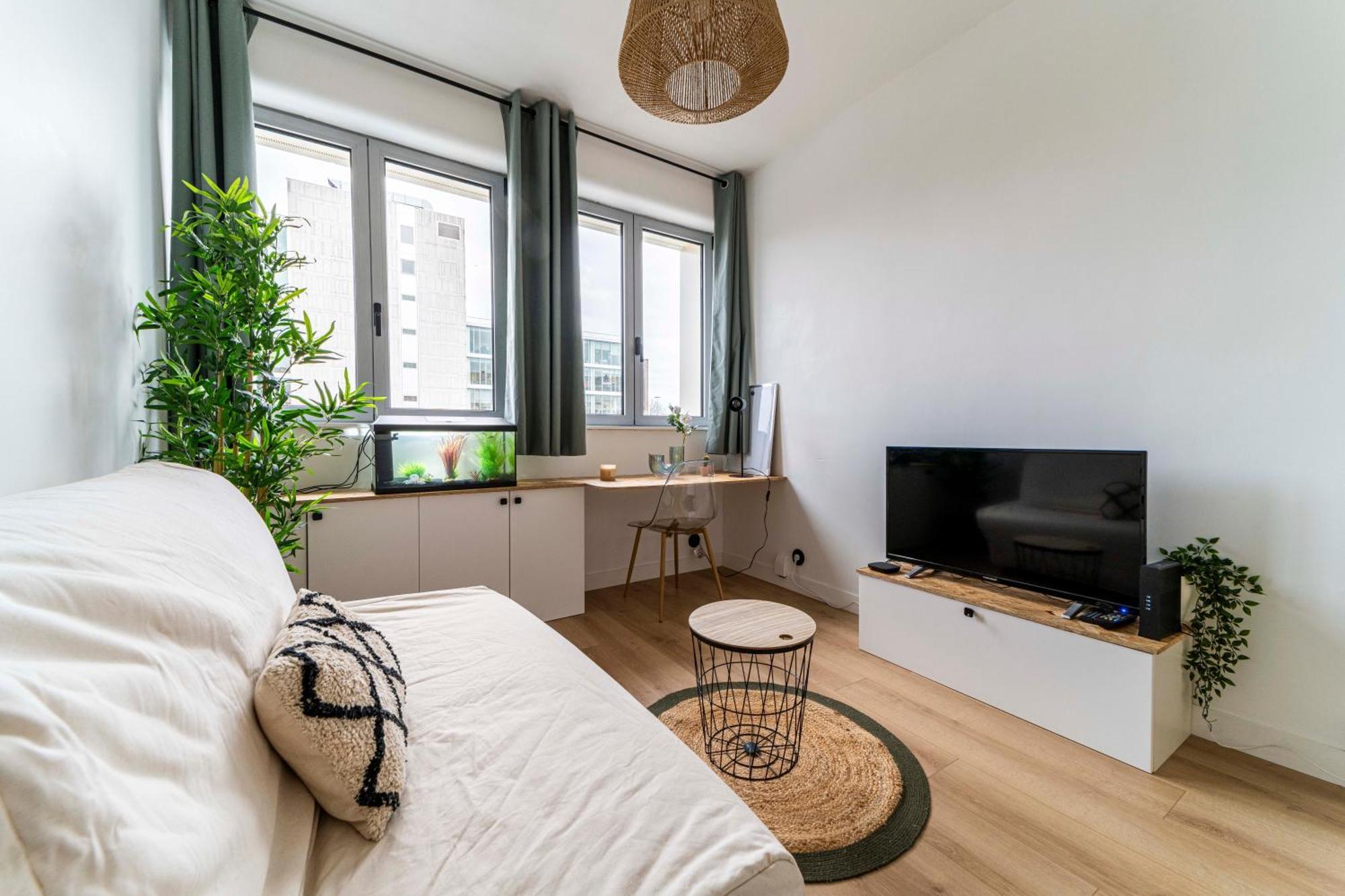 Apartamento Studio Chaleureux Avec Aquarium Marcq-en-Baroeul Exterior foto