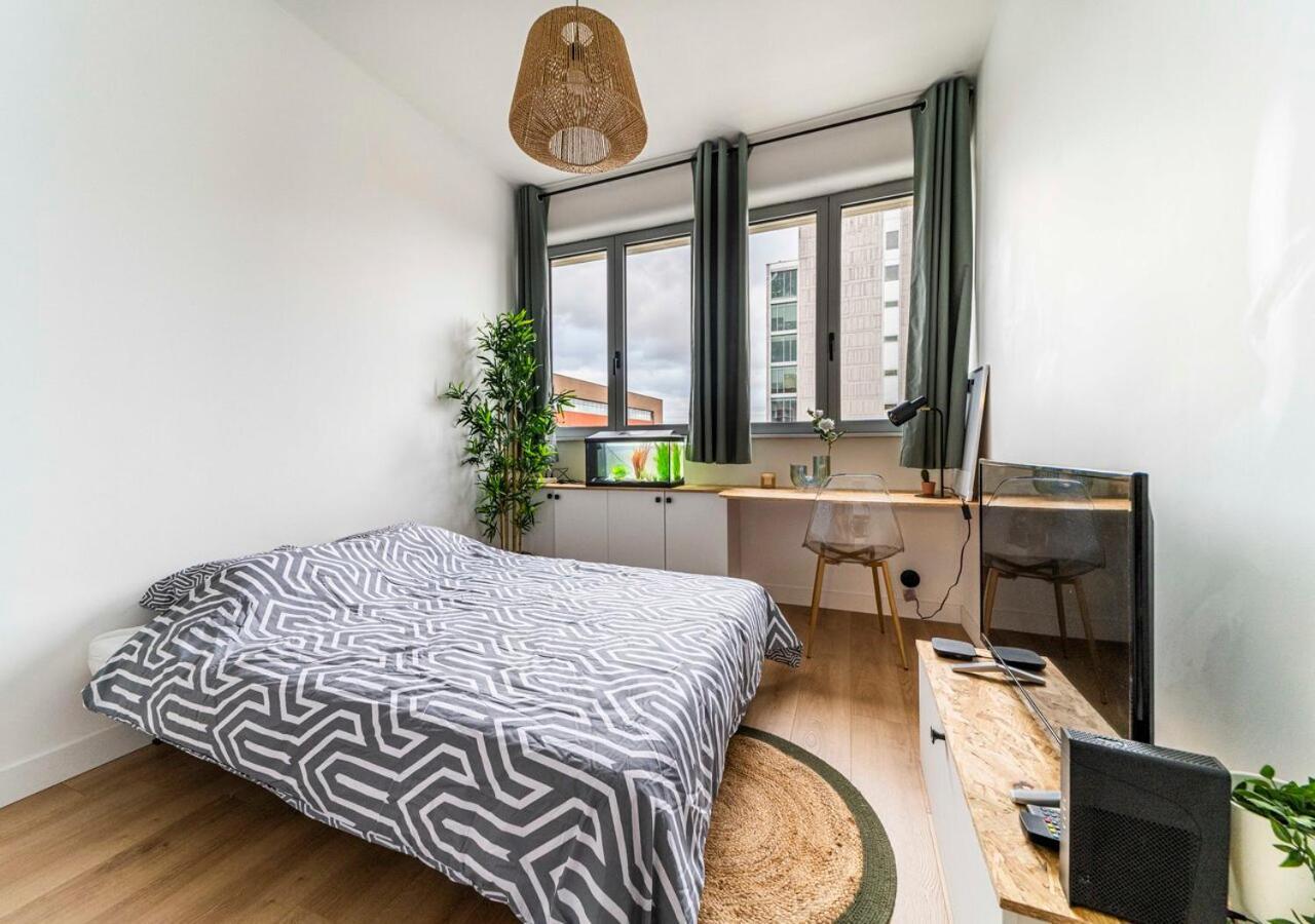 Apartamento Studio Chaleureux Avec Aquarium Marcq-en-Baroeul Exterior foto
